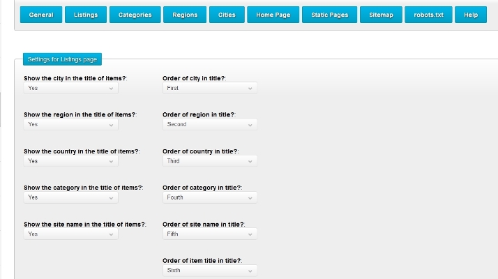 Title Item Page