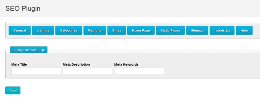 Seo Plugin Osclass Home Page